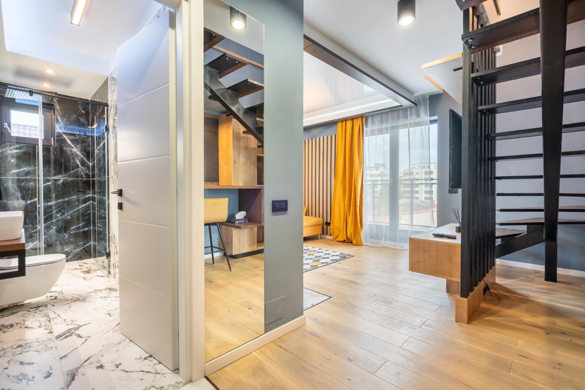 Sunflower - Chic Loft In Tineretului บูคาเรสต์ ภายนอก รูปภาพ